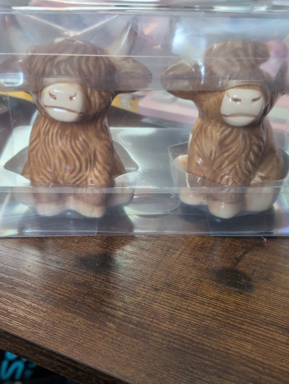 Highland Cow salt And Pepper Shakers